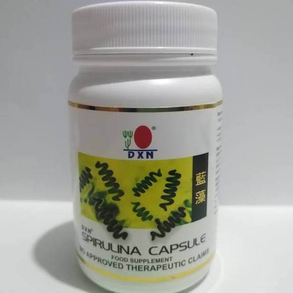 DXN SPIRULINA CAPSULES alkaline food with helps regulate the acidic