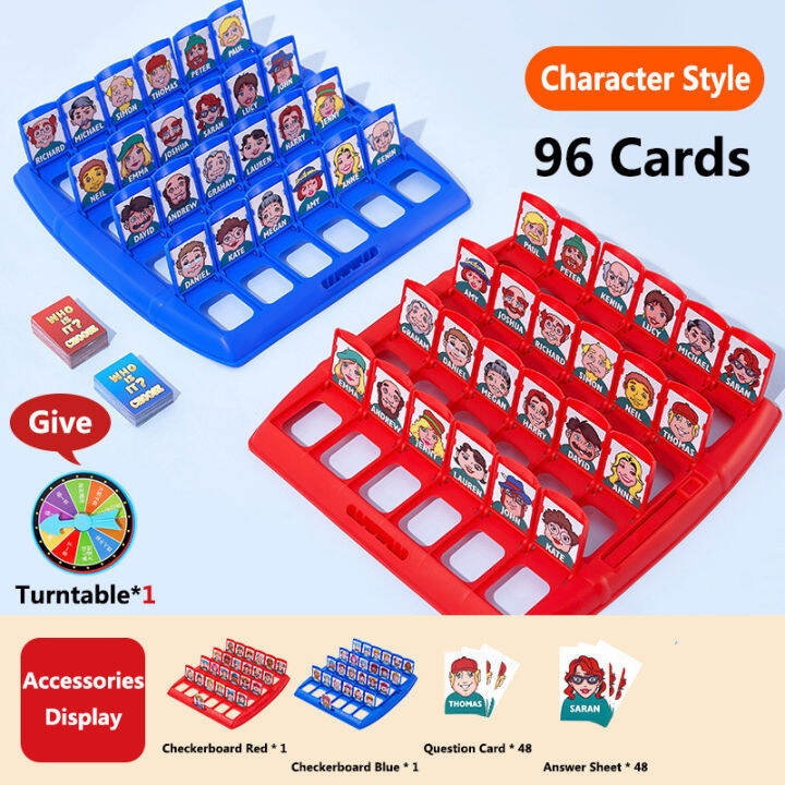 Who Is It Board Game Memory Training Parent Child Interactive Educational Guessing Set Classic Who Is It Board Game Memory Training Parent Child Interactive Educational Guessing Set Classic