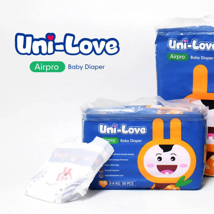 UniLove Airpro Baby Diaper 30's (Newborn) Pack of 1 Lazada PH