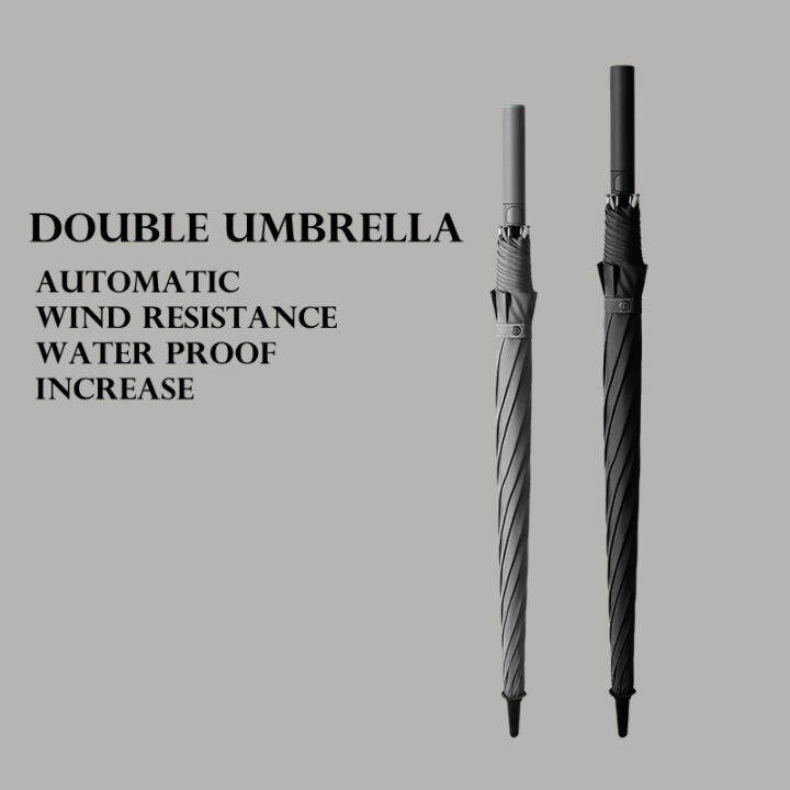 Automatic business umbrella golf umbrella men's straight umbrella large