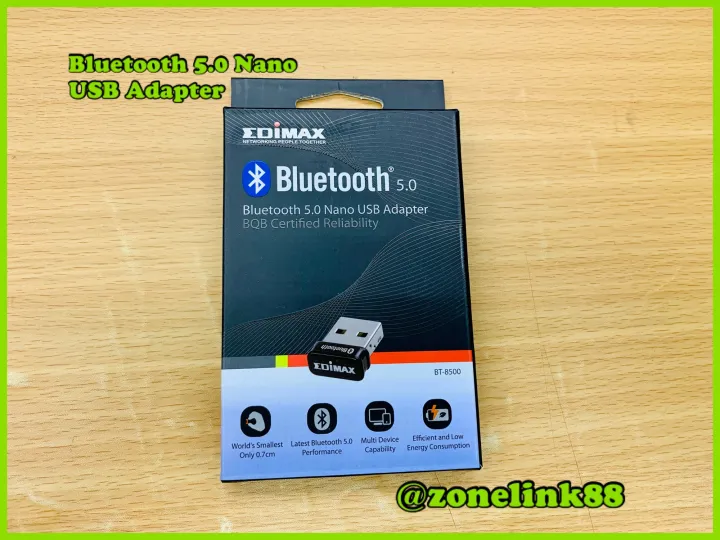 EDIMAX BT8500 Bluetooth 5.0 Nano USB Adapter Lazada.co.th