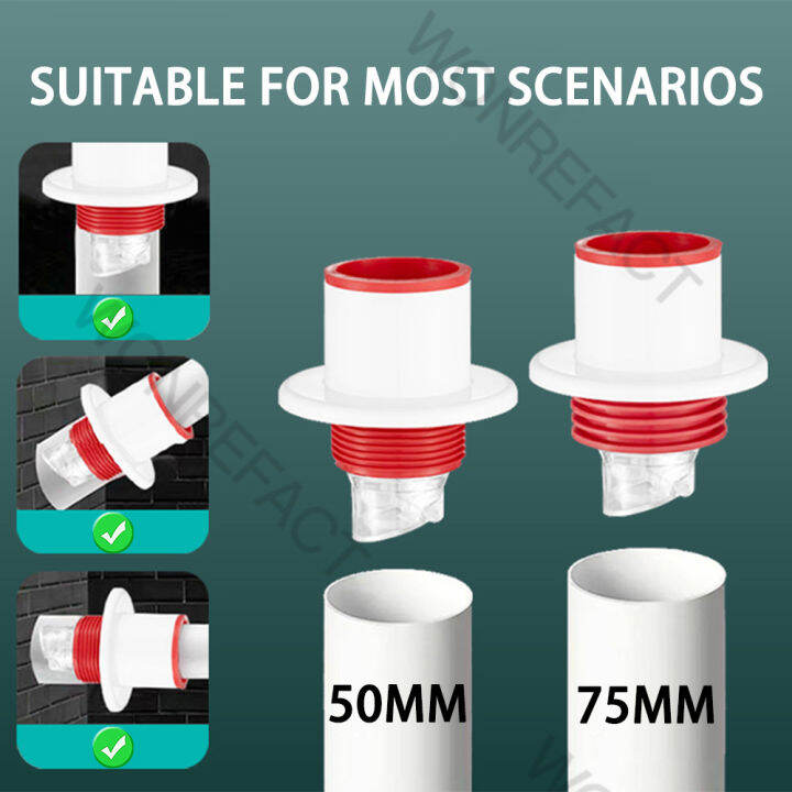 Kitchen Bathroom Sink Pipe Seal Stopper Quick Drain Seal Cover Insect Resistant Odor Resistant