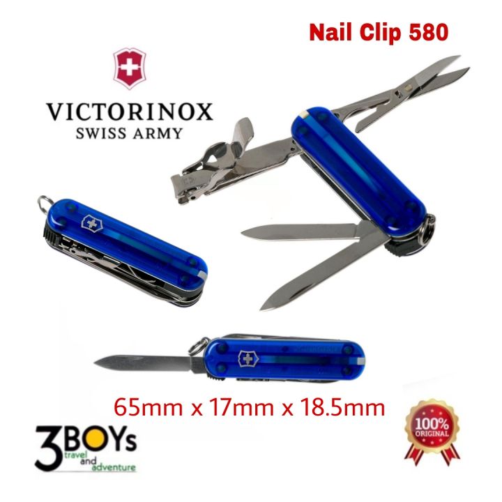กรรไกรตัดเล็บ-victorinox-nail-clip-580-กรรไกรตัดเล็บสวิส-8-ฟังก์ชั่น-รวมมีดและตะไบเล็บ-0-6463