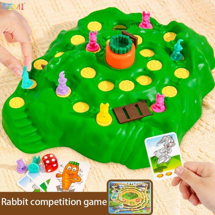 TEMI Funny Bunny Trap Board Games Puzzle Interactive Early Learning ...