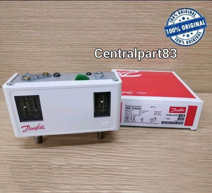 pressure switch danfoss kp15 riset auto manual ( kode 060124391) Lazada Indonesia