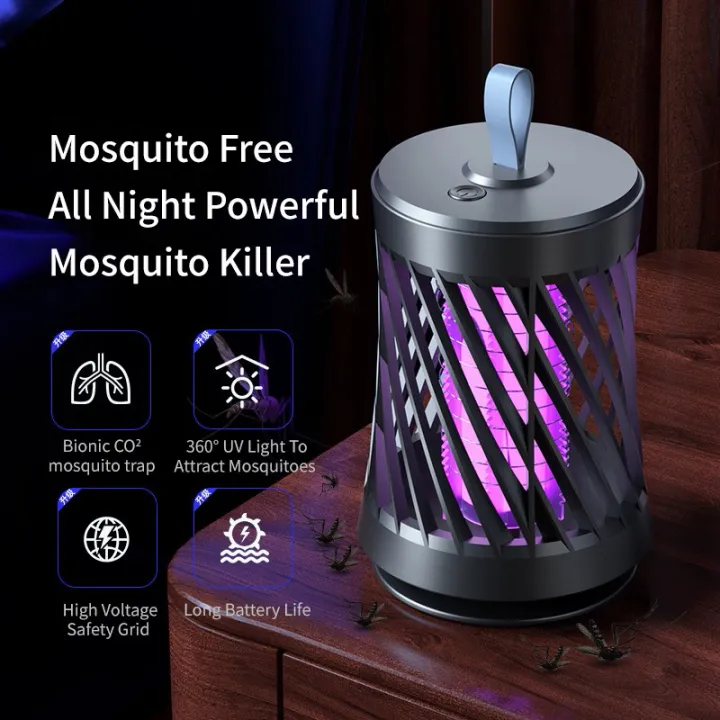 UV Light Mosquito Killer Electric Home Portable Fly Trap TYPEC Fast