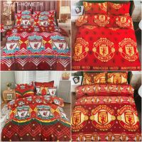 ชุดเครื่องนอนลาย Liverpool and Manchester Unitedครบเซ็ต6ชิ้นพร้อมผ้านวม