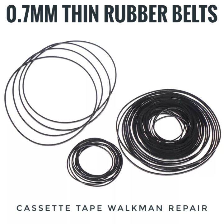 1pack 0.7mm 40140mm Rubber Belts for Cassette Tape Player Walkman Repair Lazada PH