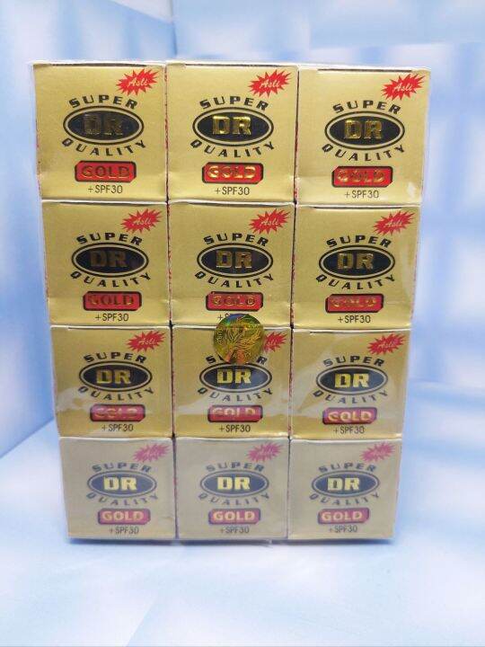 BSO 12 Cream Dr Gold Stiker Siang Dan Malam Whitening | Lazada Indonesia