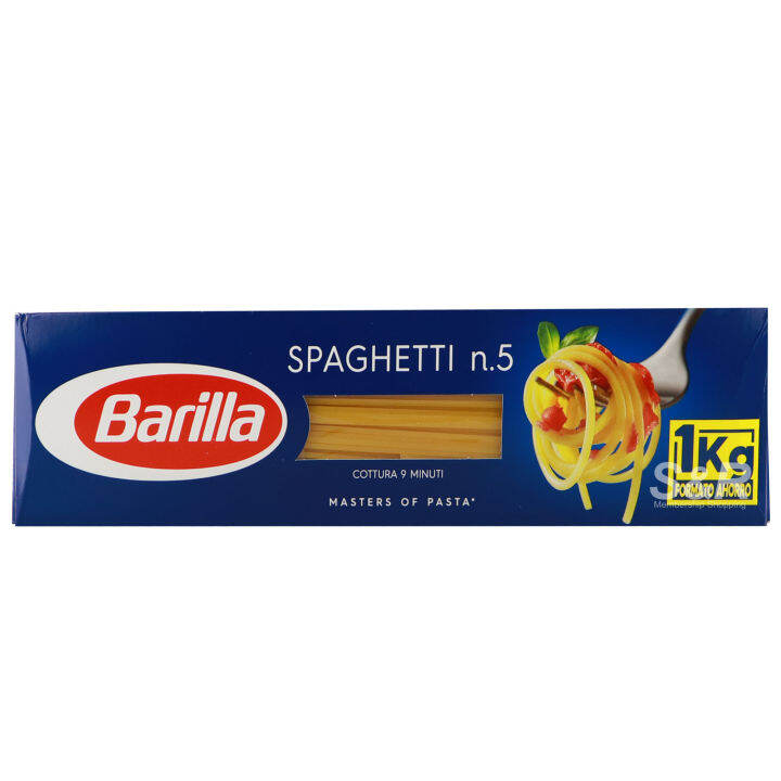Barilla Spaghetti No.5 / 4 packs of 1kg each main image 0