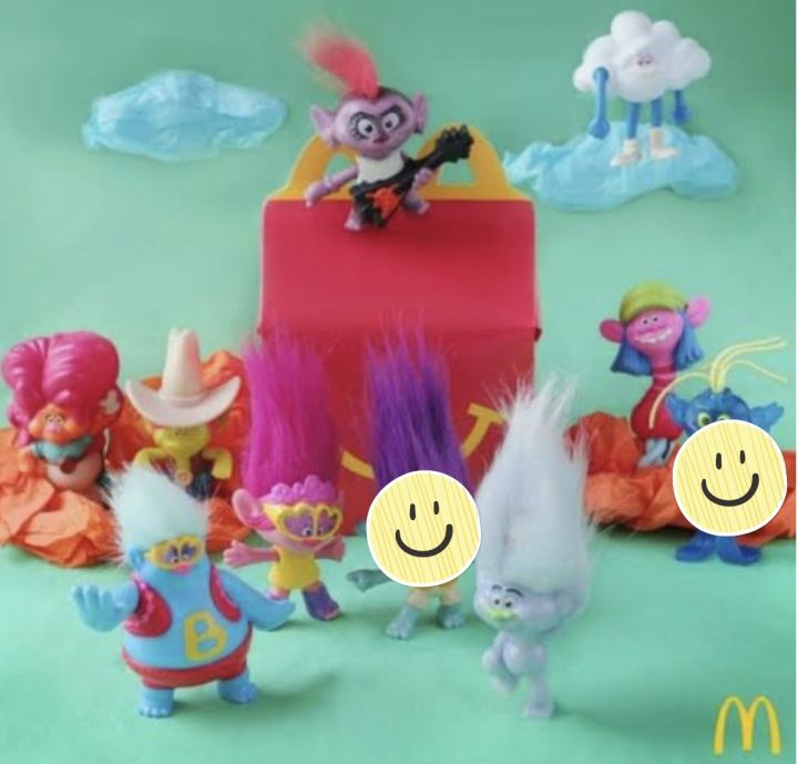 Trolls Mcdonalds Toys (Dreamworks Happy Meal Toys) 8 pcs per Set ...