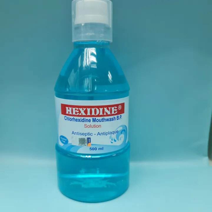 Hexidine Chlorhexidine Mouthwash B.P. Solution 500ml Lazada