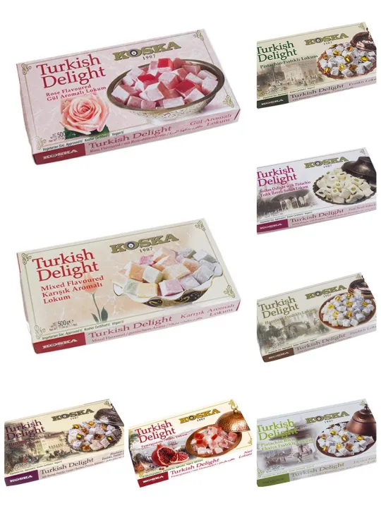 Turkish delight Koska 500 gr / ขนมหวานประจำชาติตุรกี | Lazada.co.th