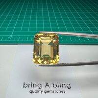 ซิทริน Citrine น้ำหนัก 19.75 ct (16.5x13.7x11.2)mm เม็ดนี้สวยมากเหสีองทอง พลอยธรรมชาติ ไม่ผ่านการปรุงแต่ง ไฟเต็ม สะอาด