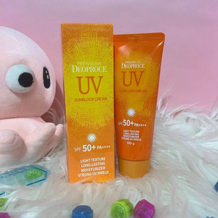 DEOPROCE Premium UV Sunblock Cream SPF 42/50 PA++ Lazada PH