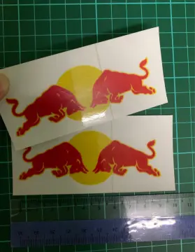 Red Bull Reflective Full Set of Helmet Stickers Body Fuel Tank Stickers 3M  Motorcycle Stickers Red Bull Full Set of Red Bull Sleeves Face Towel