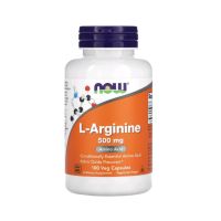 L-Arginine 500 mg 100 Veg Capsules (Now Foods)