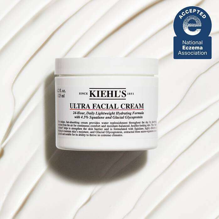 Kiehl's 125ml Ultra Facial Refillable Moisturizers Cream with Squalane ...