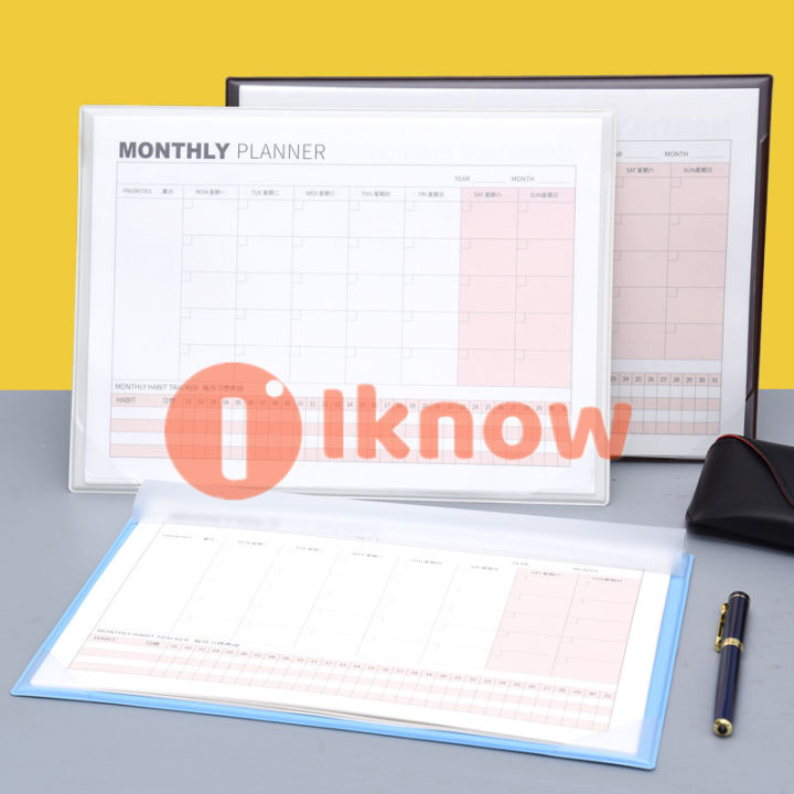 I know Monthly planner with self-fill dates, calendar for tracking ...