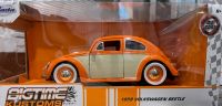 Jada 1959 Volkswagen Beetle Orange &amp; Cream Bigtime Kustoms 1/24 scale