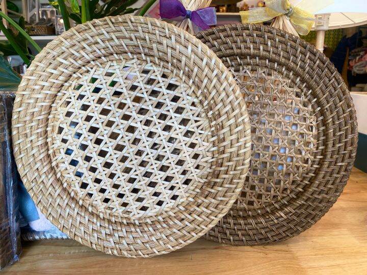 Solihiya rattan Labtang plate charger round placemat Lazada PH