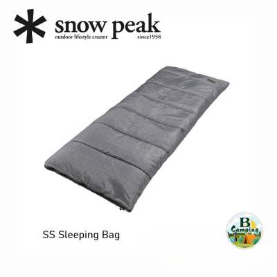 Snow Peak BD-105GY SS Single ถุงกางออกเป็นผ้าห่มหมอน นอนแบบสี่เหลี่ยม สำหรับอุณหภูมิประมาณ 5-13c Snowpack