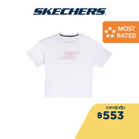 Skechers สเก็ตเชอร์ส เสื้อยืดออกกำลังกายผู้หญิง Women Training Tee Apparel - SP123W041-00GK