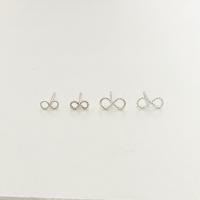 vela.cheeva : *silver925 / infinity earring ต่างหูเงินแท้ รูปอินฟินิตี้