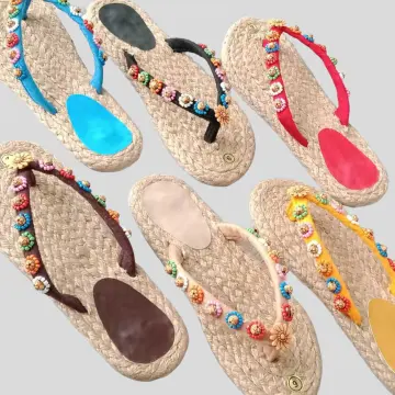 African summer sandals handmade beaded sandals - LINDA | NAHERI