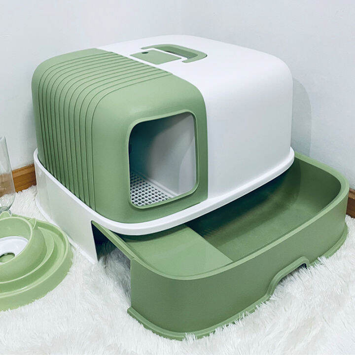 Litter Box Fully Enclosed Oversized Corridor Type Cat Supplies Cat