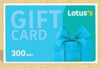 Greeting card lotus การ์ดโลตัสเงินสด