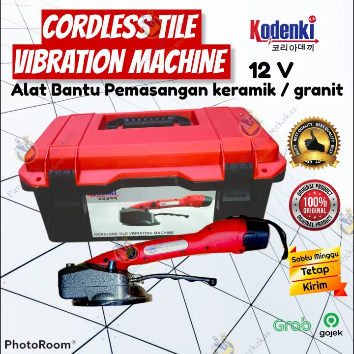 cordless vibrations machine / alat vibrasi pemasangan keramik | Lazada ...