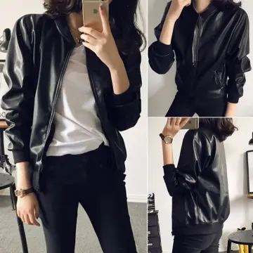 Affordable leather sales jackets womens