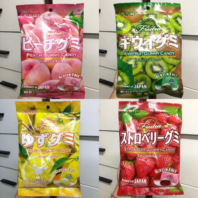 Kasugai Frutia Gummy Candy เยลลี่ญี่ปุ่นรสผลไม้ 4 รสชาติ