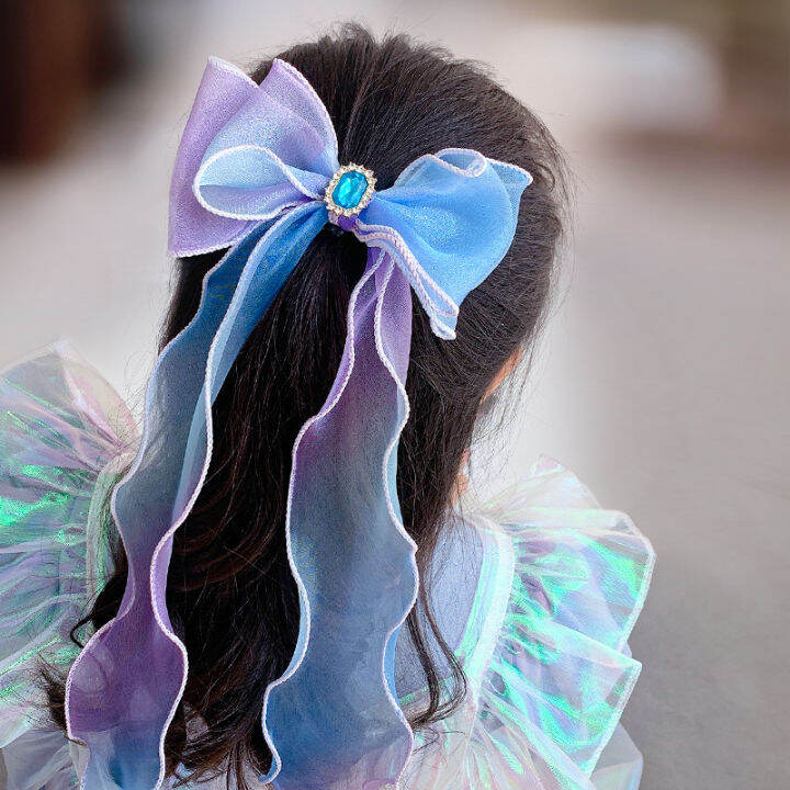 Children's Hair Accessories Girls Bow Headdress Little Girl Super Fairy ...