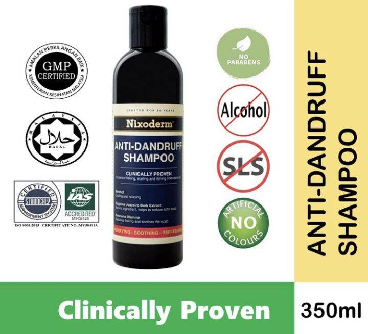Nixoderm AntiDandruff Shampoo (350ml) Expiry date Sept 2025 Lazada