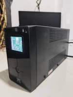 UPS เครื่องสำรองไฟมือสอง (second hand) LEONICS UPS SPEC-1000V Plus 1000VA/400W รับประกัน 1 เดือนสวยทนทาน