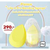 ? ฟองน้ำเลม่อน Please Like A Pro Blending Sponge