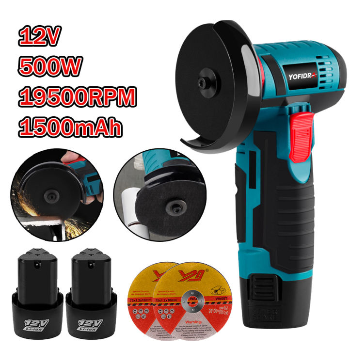 19500Rpm Electric Grinding Tool Multifunctional Mini Grinder Handheld  Cutter For Cutting Polishing Ceramic Tile Wood Stone Steel 