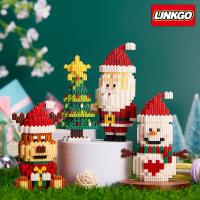 เลโก้นาโนแบบเฟือง Size L - Linkgo 68510-68513 Merry Christmas