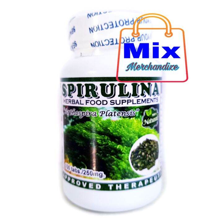 Spirulina Capsule Herbal Food Supplement Lazada PH