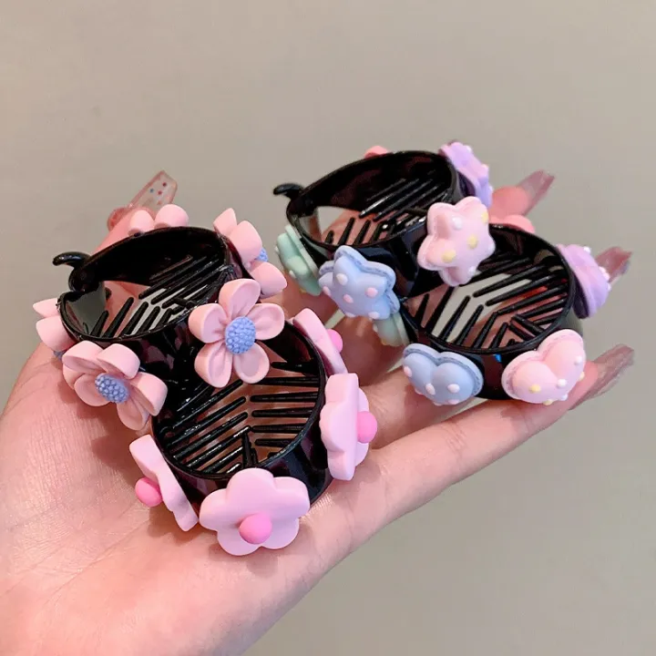 Lovely girls house♡】Large Cute Cartoon Ponytail Clip Children Girls