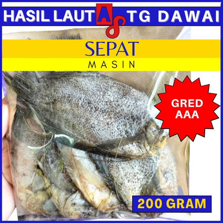 Ikan Sepat Masin Aaa Tanjung Dawai 200g Lazada