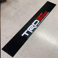 ?สติกเกอร์ บังแดดติดหน้ารถ TOYOTA คำว่า TRD แบบที่ 2 งานตัดคอม (ขนาด 20×140 cm)  ราคาต่อ 1ชิ้น