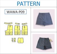 แพทเทิร์นกางเกงขาสั้น WAWA-P09