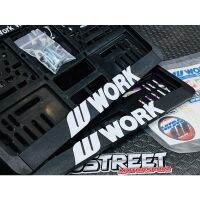 กรอบป้ายทะเบียน W-WORK W Work wheels thailand แท้ ชุด 2 ชิ้น กรอบป้าย กรอบป้ายทะเบียนแต่ง ทะเบียน