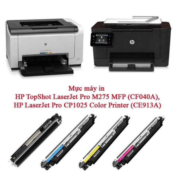 Hộp mực máy in Hp Cp 1025, CP 1025W | Mực HP 126A CE310/ CE311/ CE312 ...