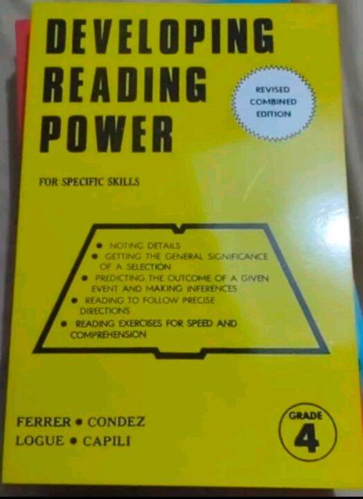 DEVELOPING READING POWER GRADE 4 by Logue-Ferrer-Condez-Capili | Lazada PH
