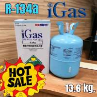 น้ำยาแอร์ R134a ยี่ห้อ iGAS brand in USA (ผลิตจีน) ขนาด 13.6 KG.