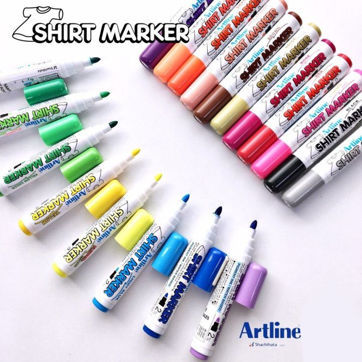 Маркер shop. Маркер для ткани Artline t-Shirt Marker, черный. Carioca t-Shirt-Markers.